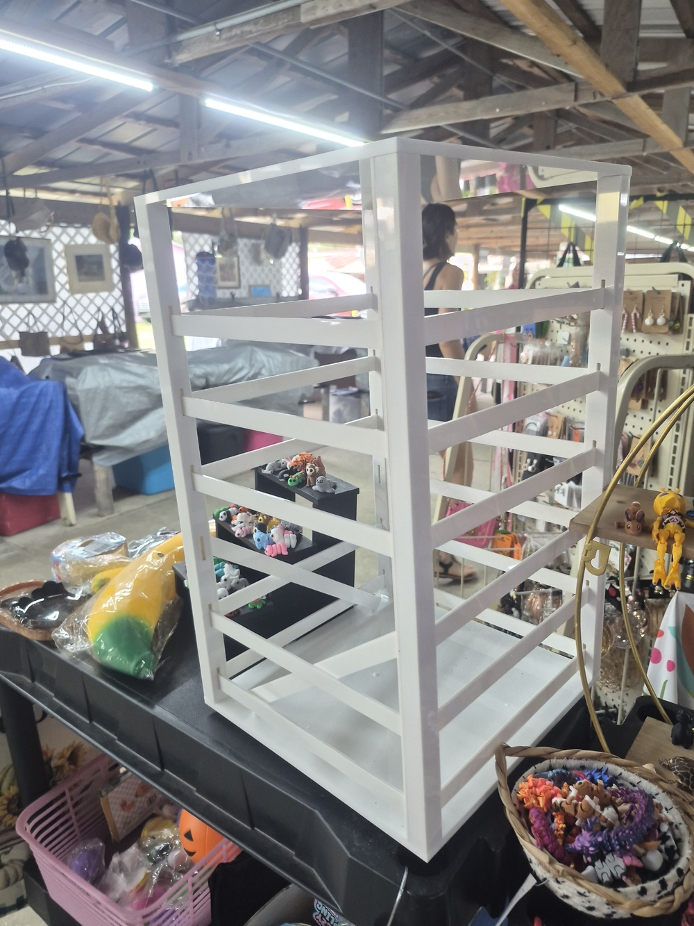 White Multi-Tier Rotating Storage Organizer - Home Storage & Organization